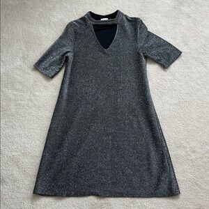 Sparkling Charcoal Dress - Size S